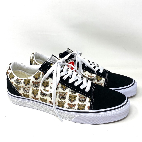 VANS Old Skool Low Top Jaguar Black Men’s Canvas Suede Sneakers Size VN0A5JMIBLK - Picture 2 of 12
